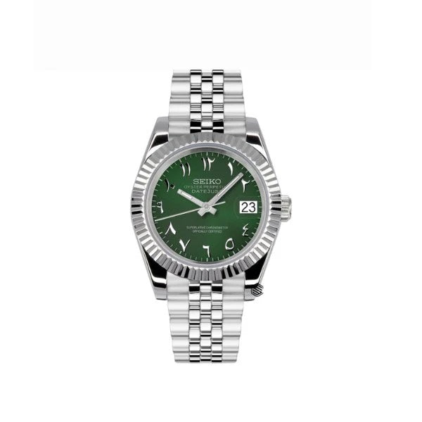 Seiko Datejust Green Arabic Dial